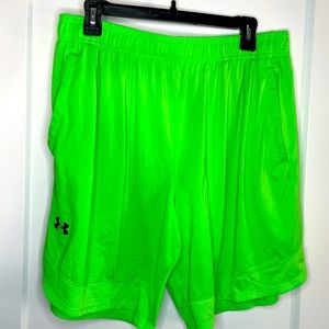 Under Armour Neon Green Athletic Unlined Shorts